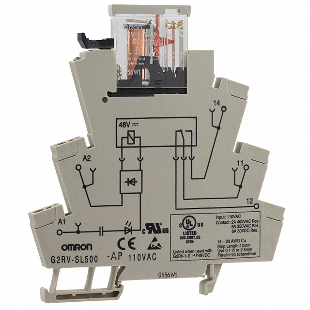 G2RV-SL500-AP AC110 Omron Automation and Safety  Signal Relays Up to 2 Amps